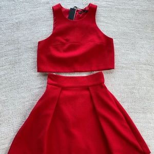 Black Halo Sanibel 2 Piece Mini Dress